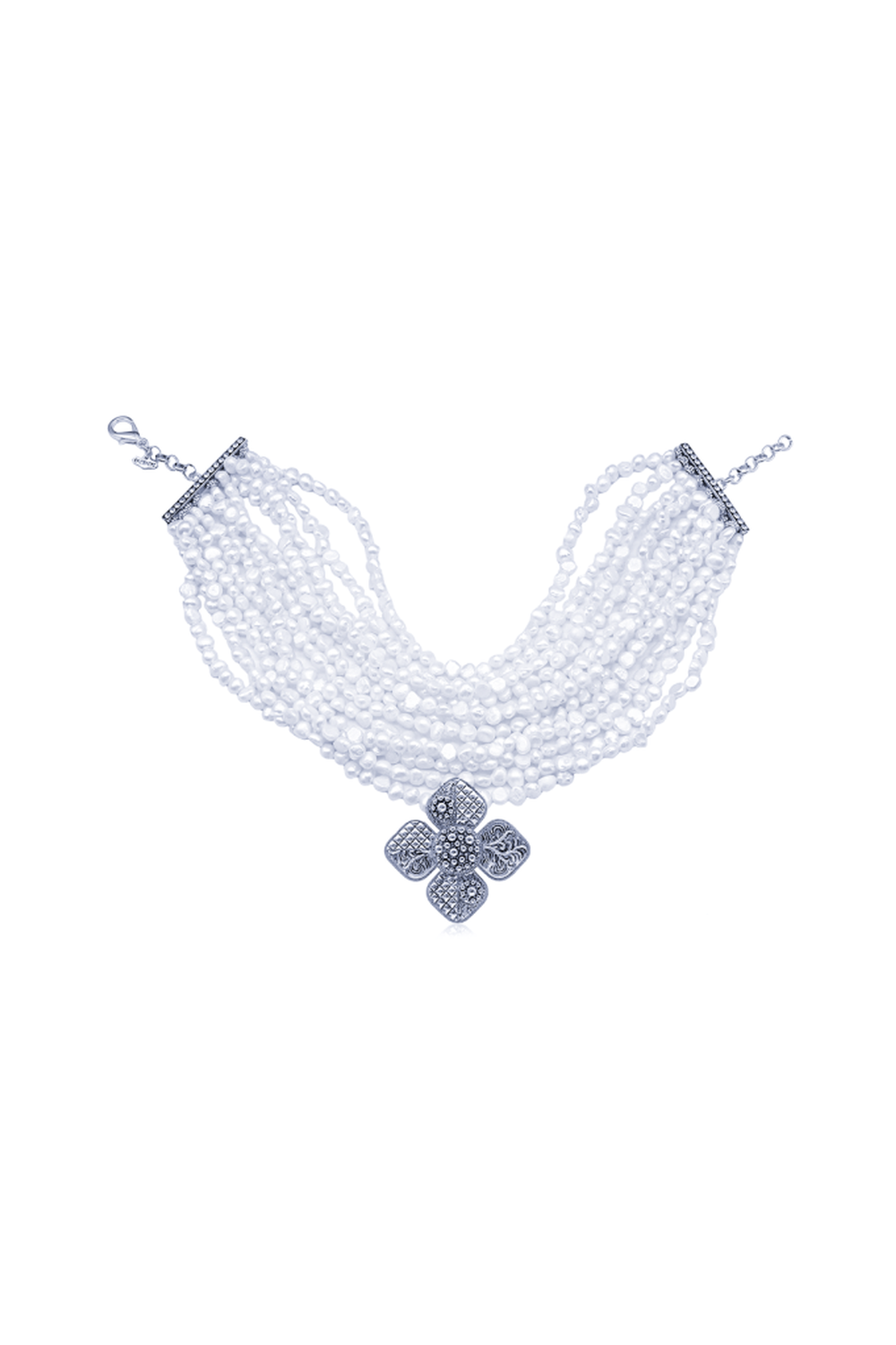 Eterna Luxe Çoklu İnci Kolye - 0