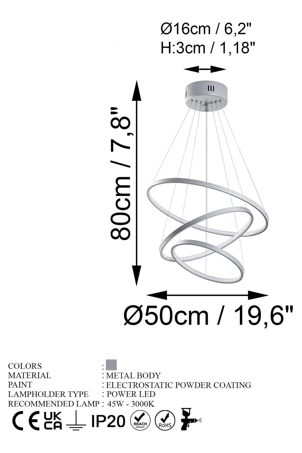 Solaris 13699 Led Avize Aydınlatma - 8