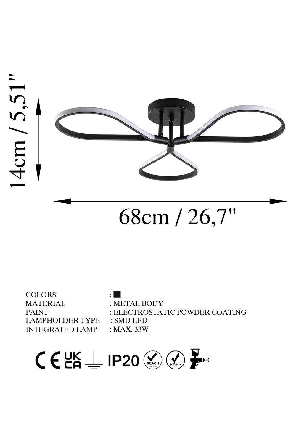 Raven 13541 Led Plafonyer Aydınlatma - 5