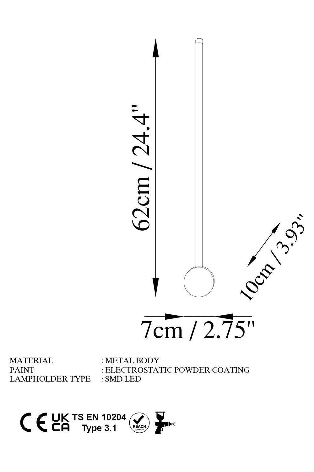 Marigolda 13482 Led Aplik Duvar Aydınlatma - 8