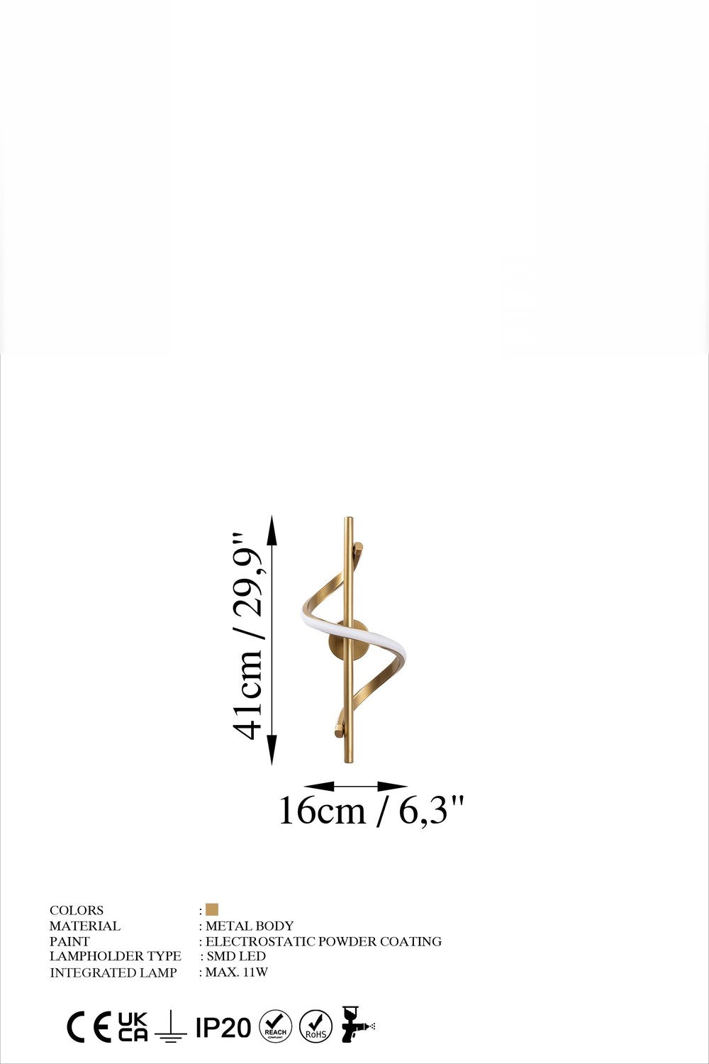 Jasminara 13511 Led Aplik Duvar Aydınlatma - 5