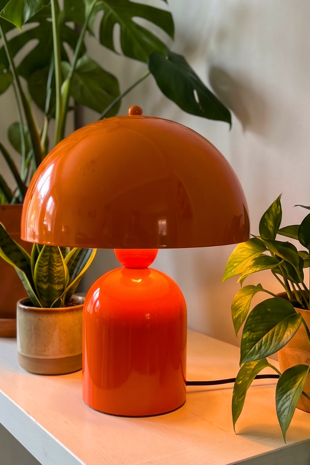 Soho Turuncu Metal Masa Lambası - 2