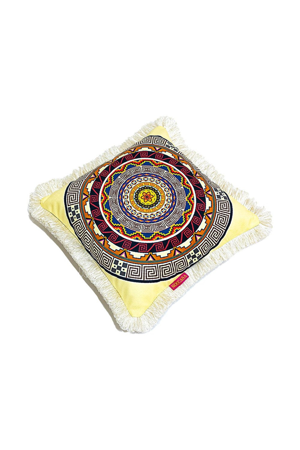 Etnik Mandala Püsküllü Kırlent - 3