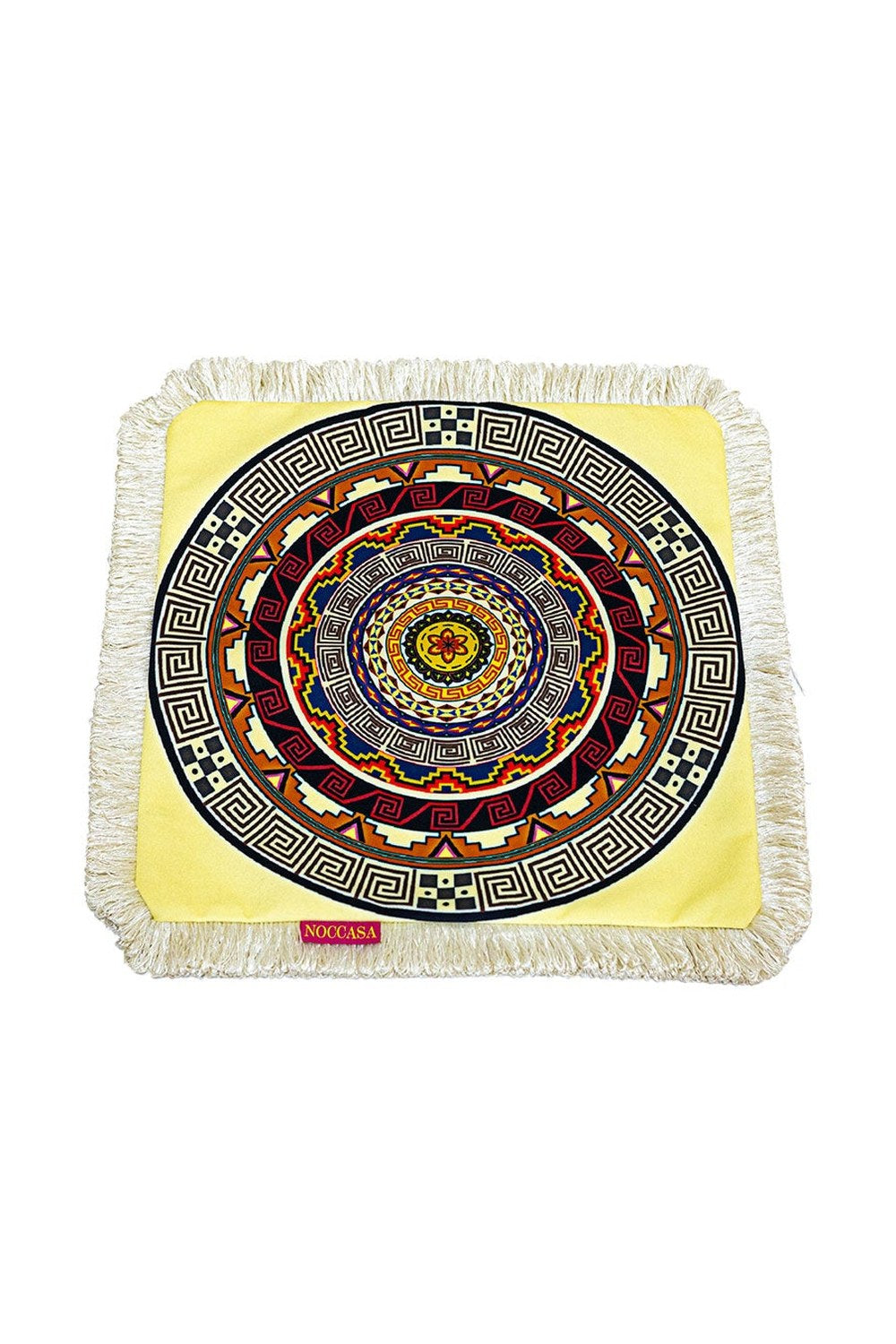 Etnik Mandala Püsküllü Kırlent - 4