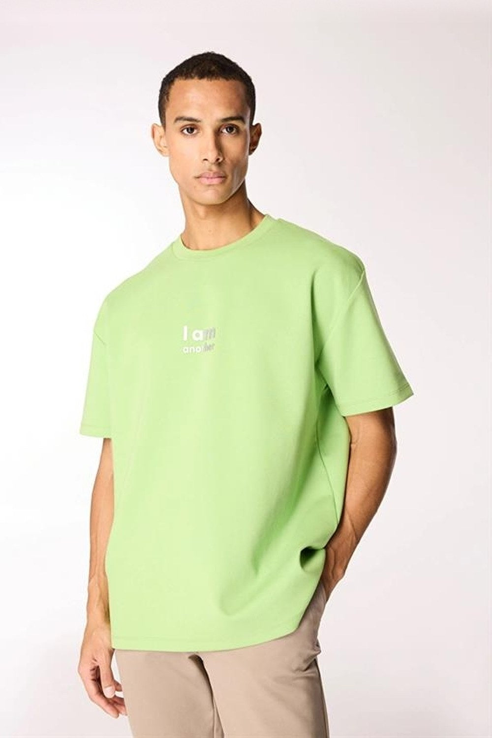 I Am Another Baskılı Basic Erkek T-Shirt - 1