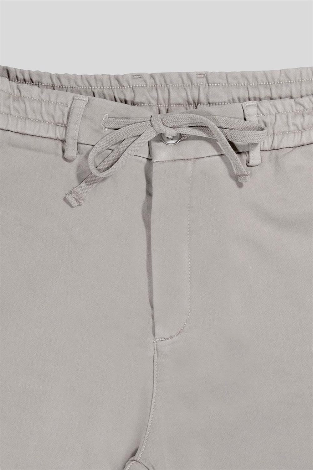 Beli Lastikli Dik Cep Arka Cep Çıtçıt Detaylı Erkek Pantolon - 1