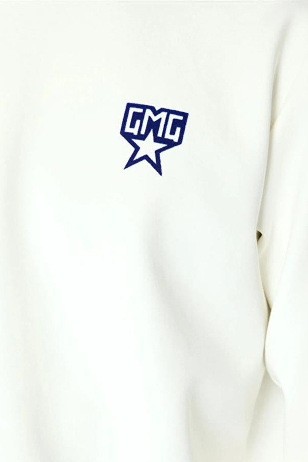 Bisiklet Yaka Sırtı Flok Göğsü Yıldız Baskılı Erkek Sweatshirt - 2