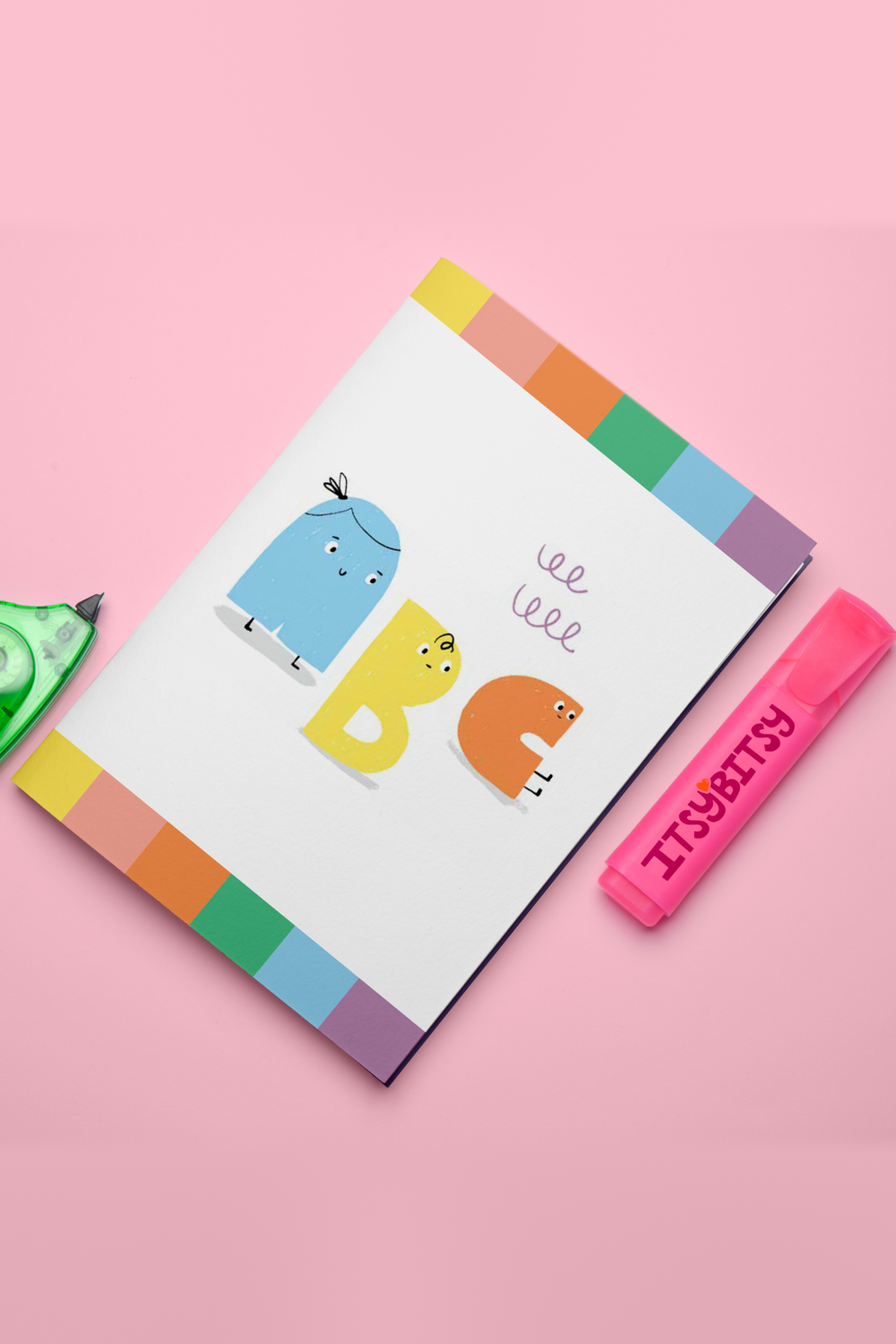 Alphabed Çok Renkli Defter Ve Notluk Seti - 0
