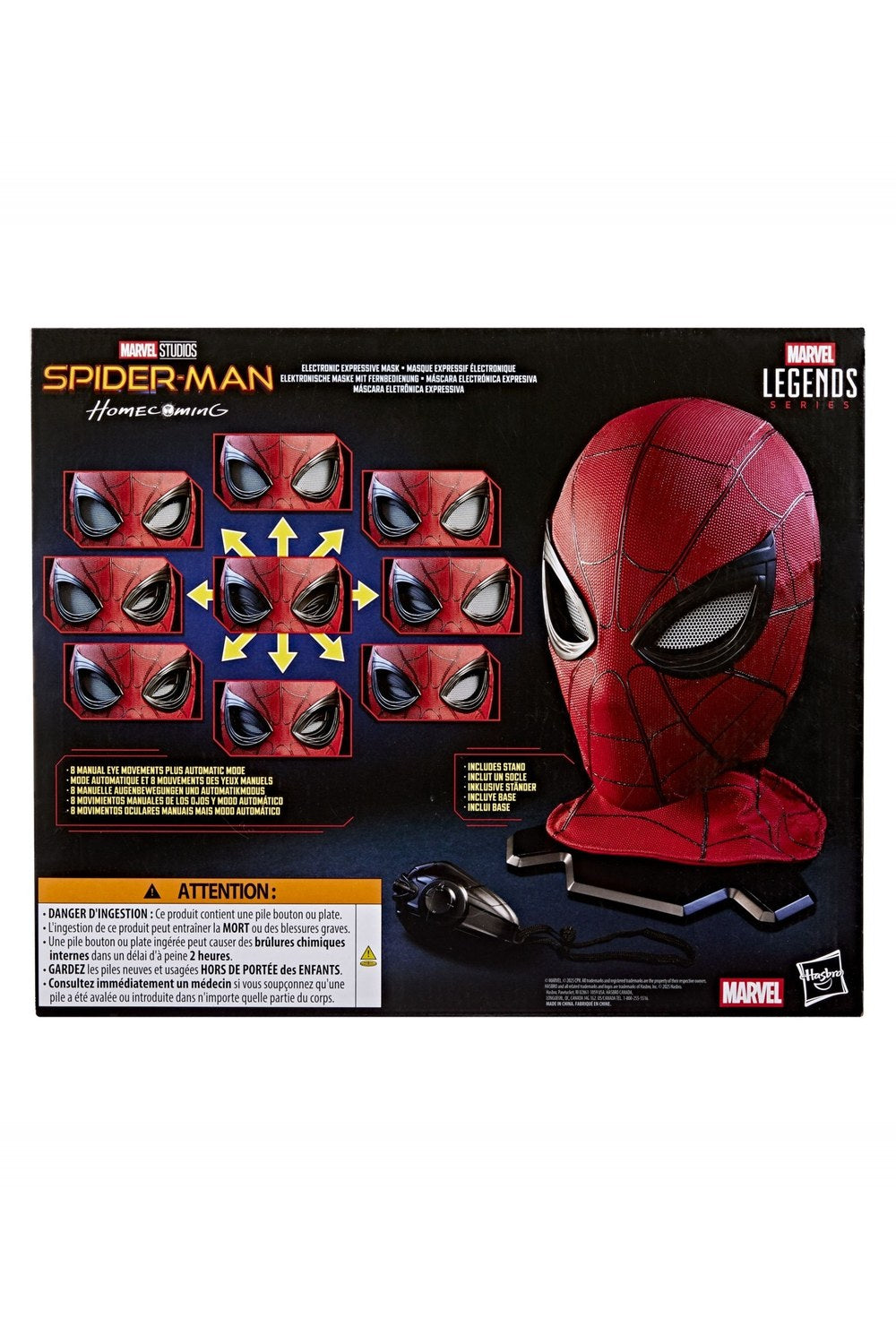 Marvel Legends Spider-Man Expressive Elektronik Maske (Spider-Man: Homecoming) - 7