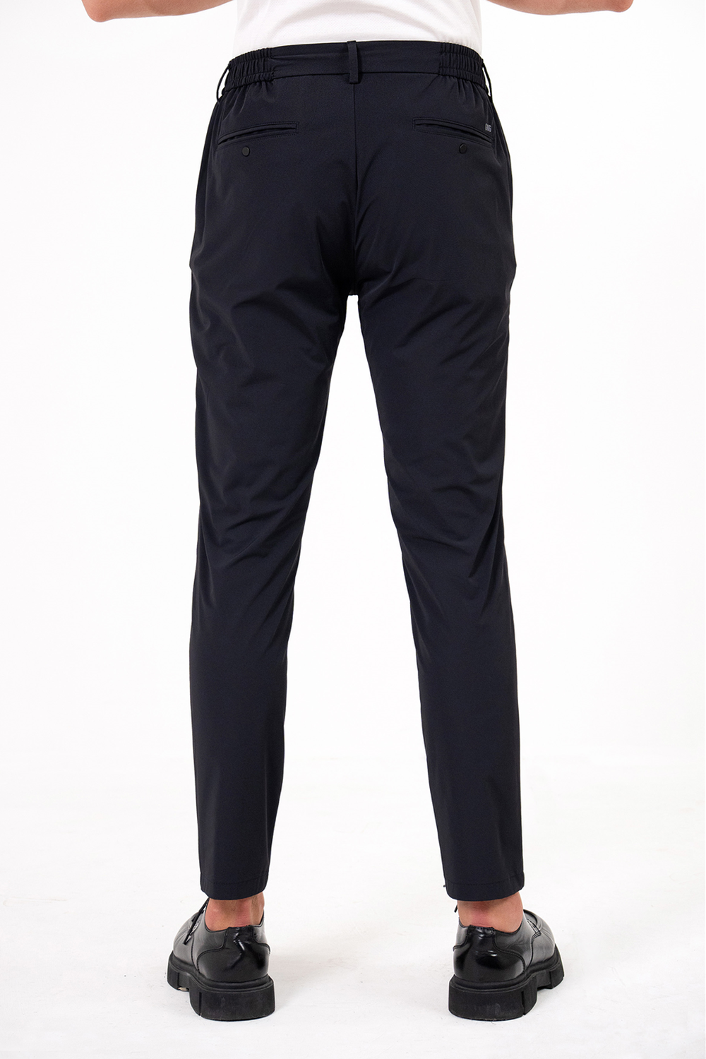 Beli Yarım Lastikli Arkası Çift Fleto Jogger Erkek Pantolon - 3