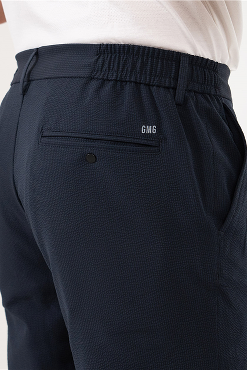 Beli Yarım Lastikli Arkası Çift Fleto Jogger Erkek Pantolon - 1