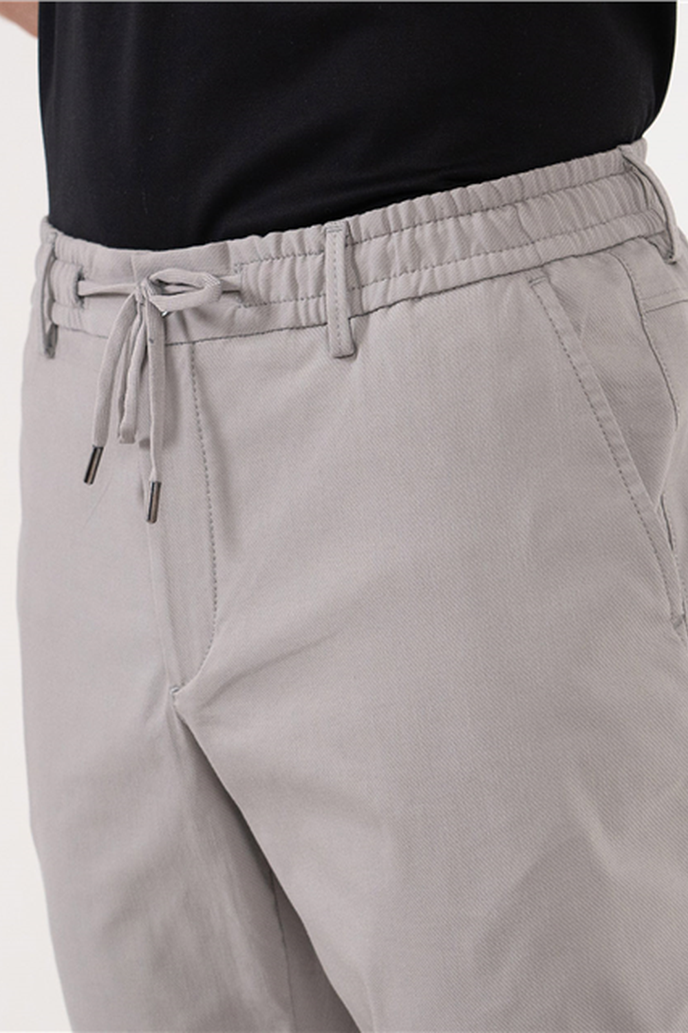 Beli Lastikli Arka Cebi Gizli Fermuarlı Jogger Erkek Pantolon - 0