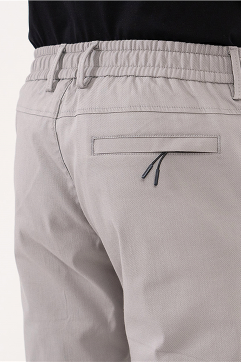 Beli Lastikli Arka Cebi Gizli Fermuarlı Jogger Erkek Pantolon - 1