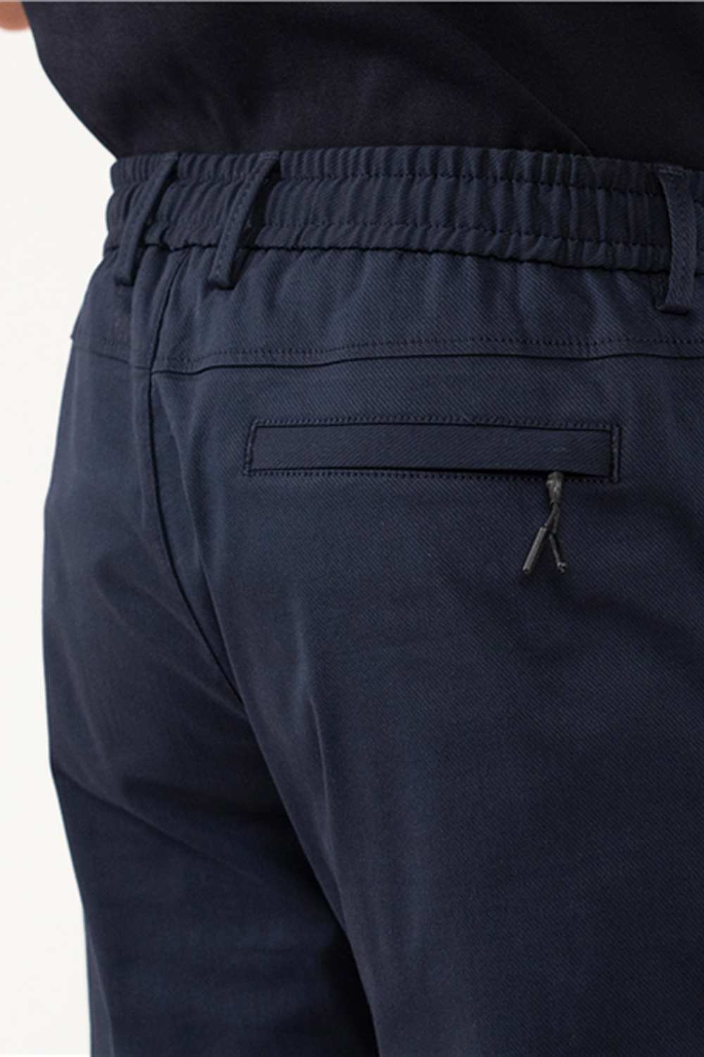 Beli Lastikli Arka Cebi Gizli Fermuarlı Jogger Erkek Pantolon - 1