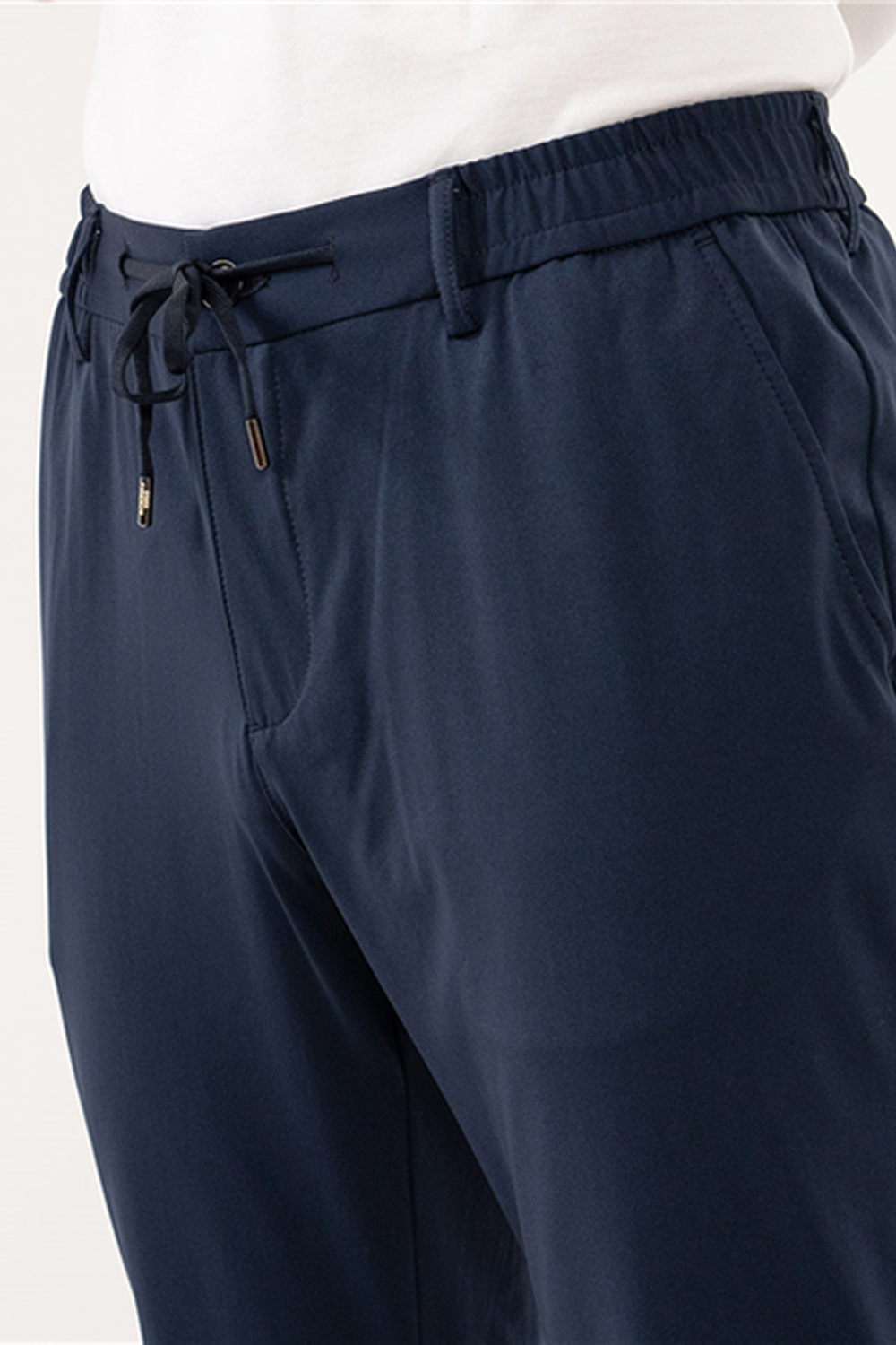 Beli Lastikli Arka Cepleri Çıtçıt Kapamalı Jogger Erkek Pantolon - 0