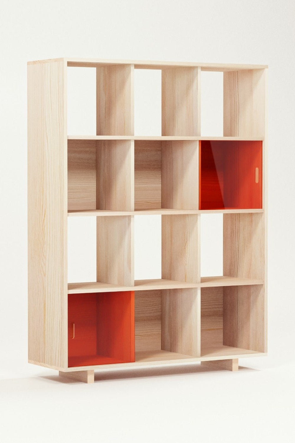 Grid 04 Plex Masif Ahşap Raf - 5