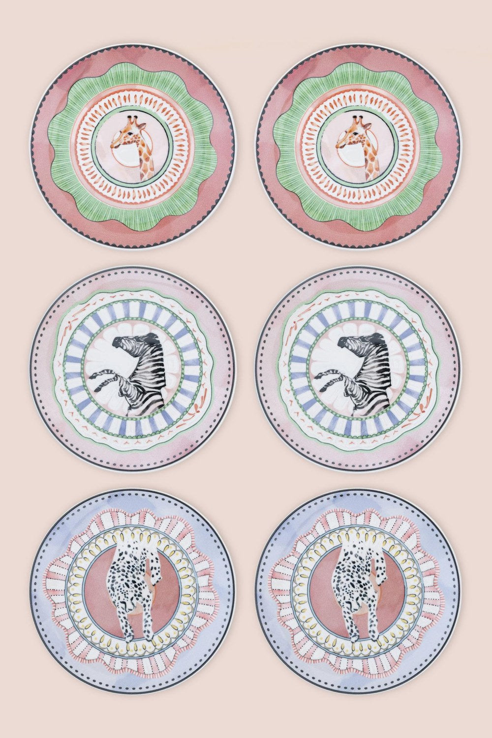 Spring Servis Tabağı 6'lı Set, 26 Cm - 0