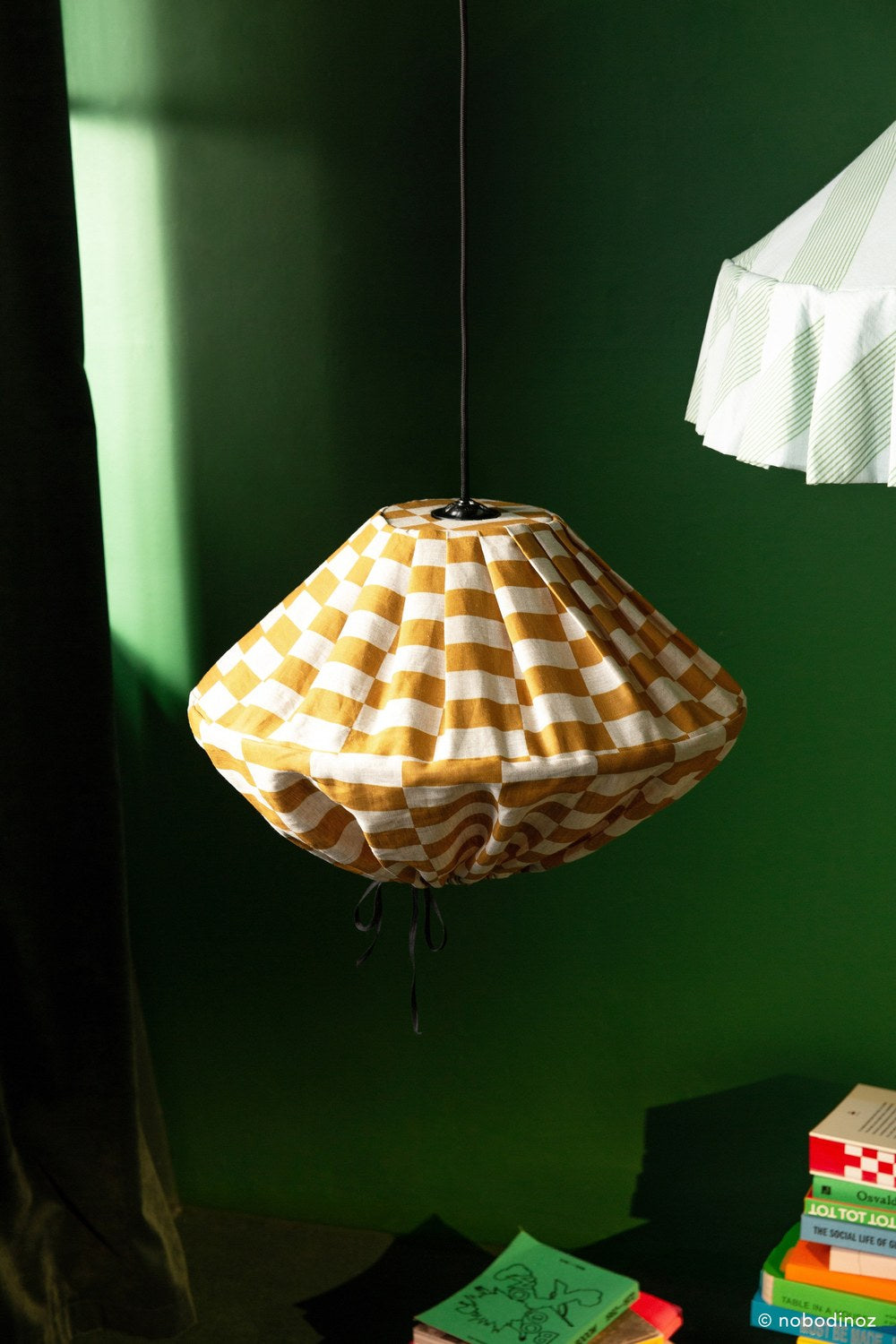Yumi Aydınlatma Şapkası, 50 Cm Çap, Mustard Tiles - 2