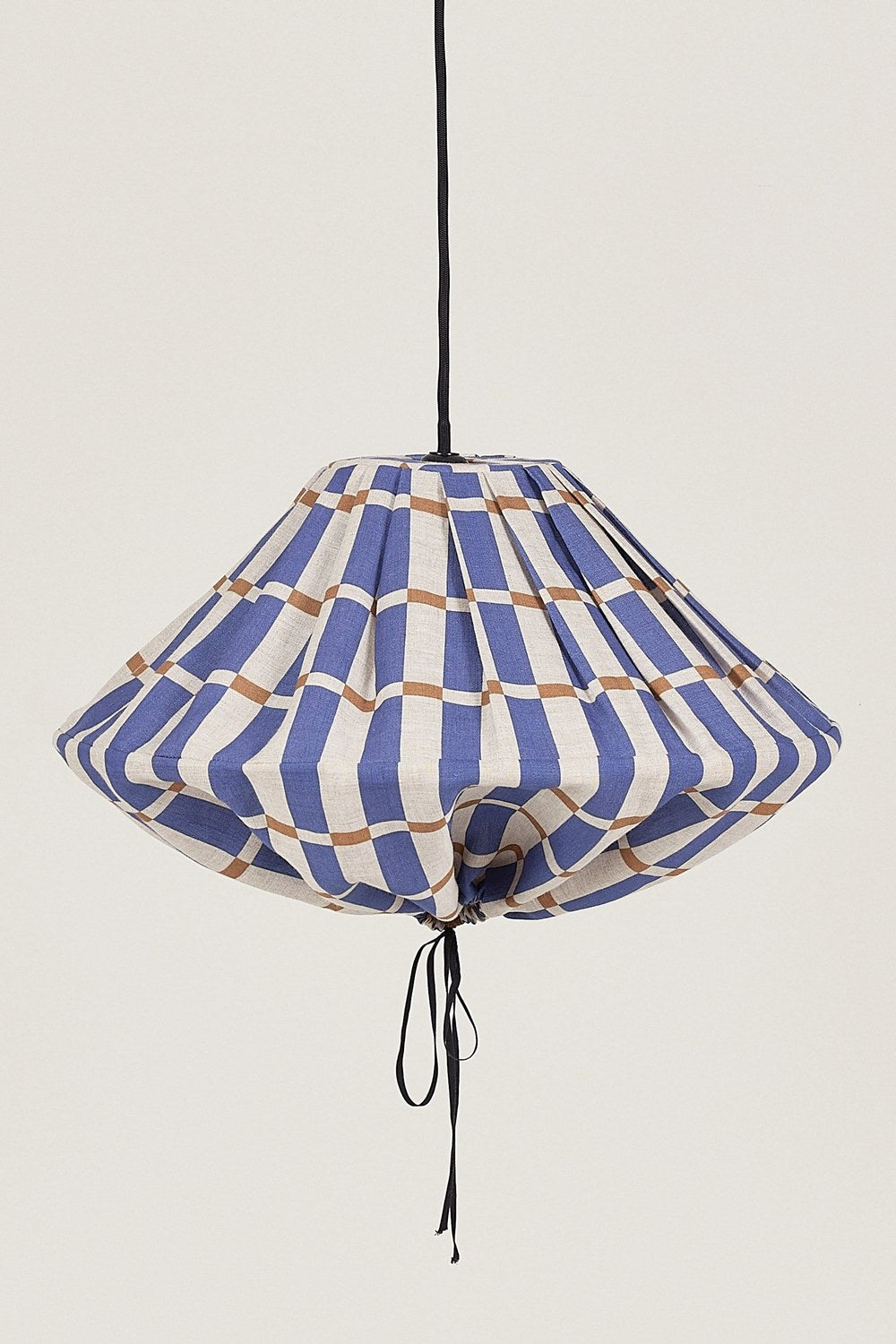 Yumi Aydınlatma Şapkası, 50 Cm Çap, Blue Mustard Mosaic - 0