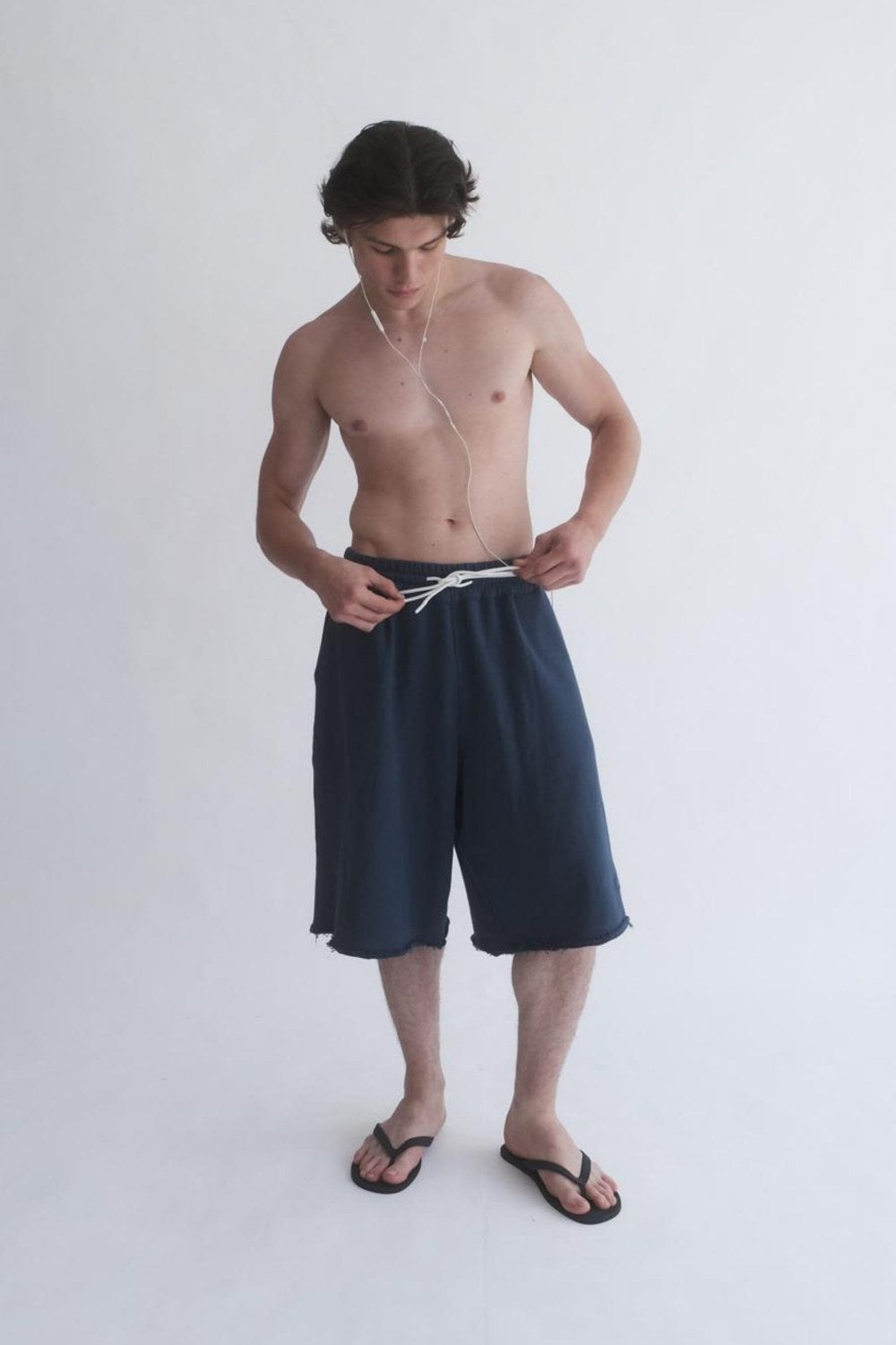 Jasper Fırçalı Penye Relaxed Fit Şort - 6