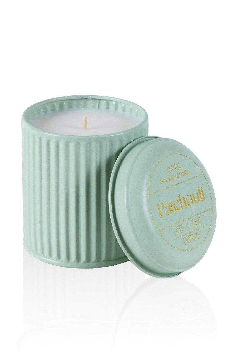 Calm Patchouli Kokulu Mum, Yeşil - 830 G - 4