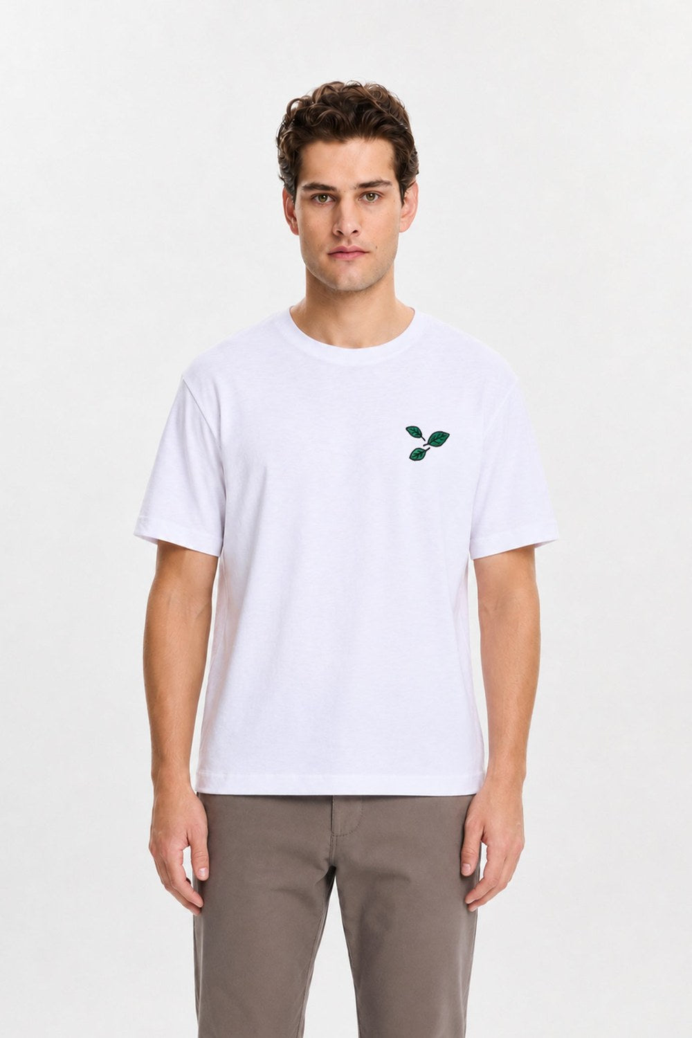 Pasta T-Shirt, Beyaz - 1