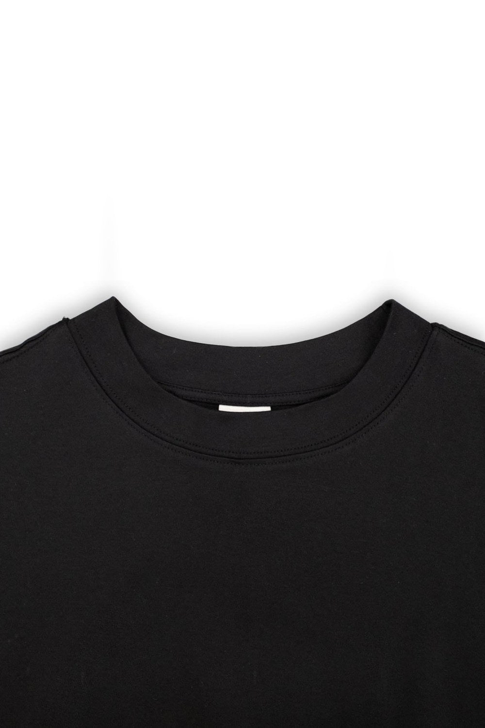 Organik Penye Basic Siyah Regular T-Shirt - 3