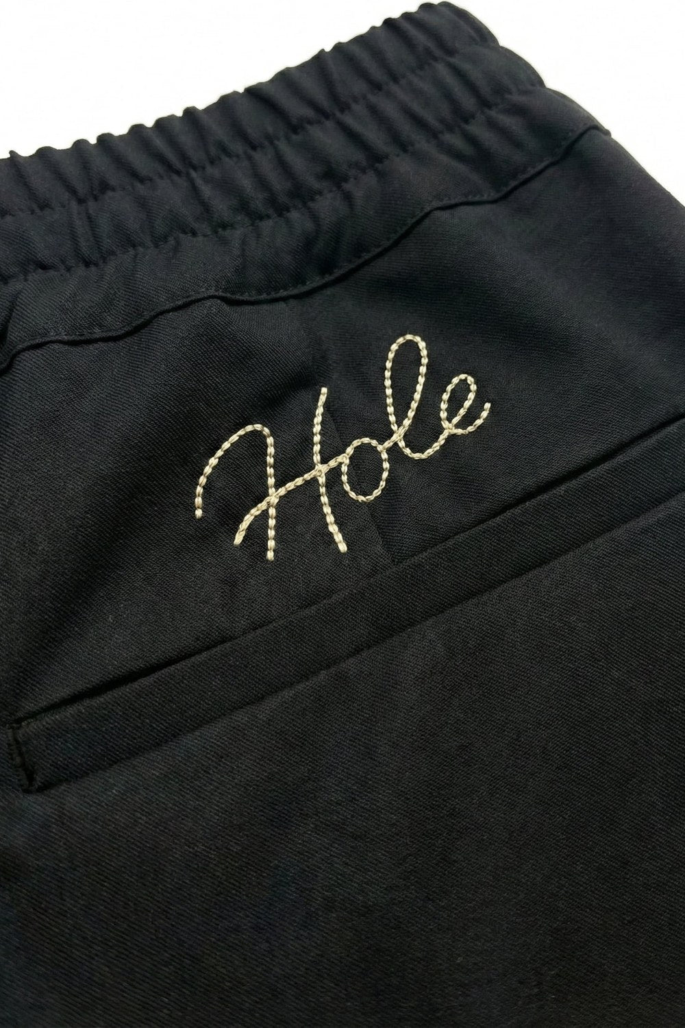Siyah Jogger Pantolon - 0