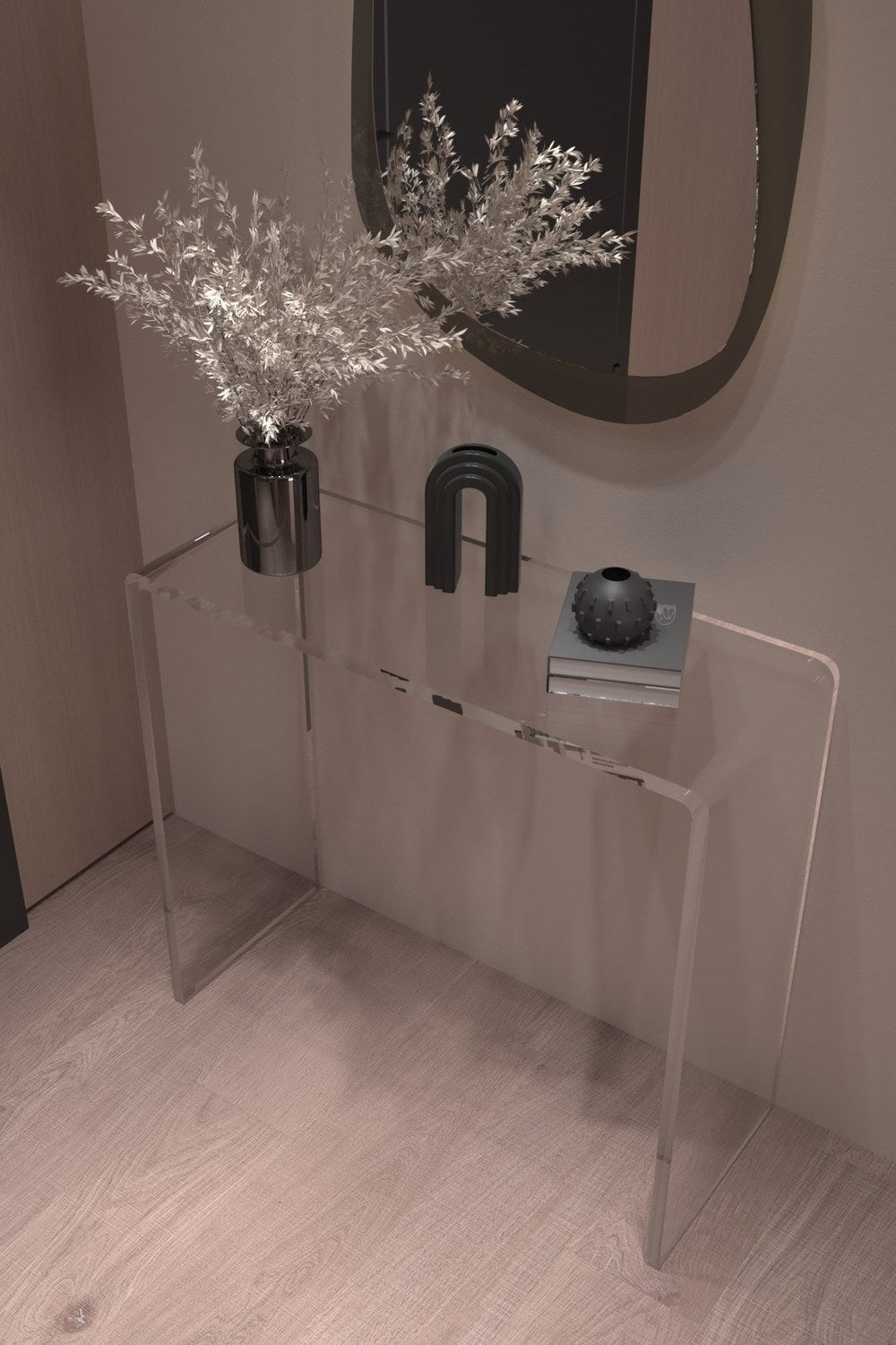 Şeffaf Akrilik Dresuar (15 Mm Kalınlık) - 2