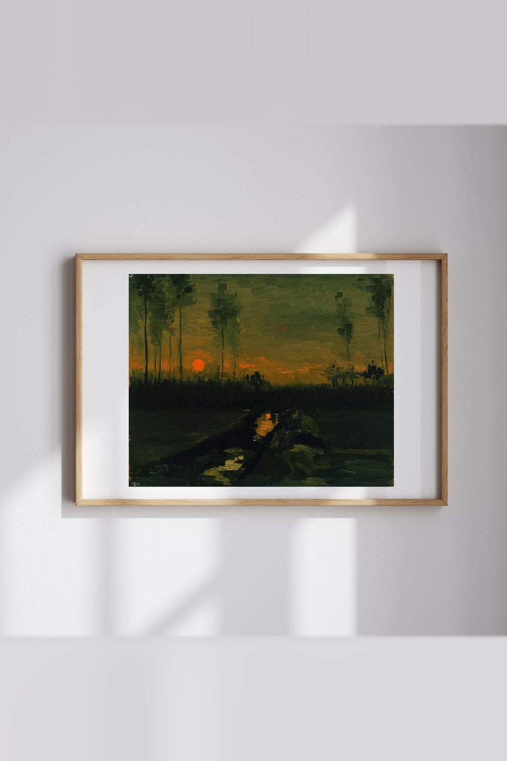 Vincent Van Gogh - Akşam Manzarası - 2