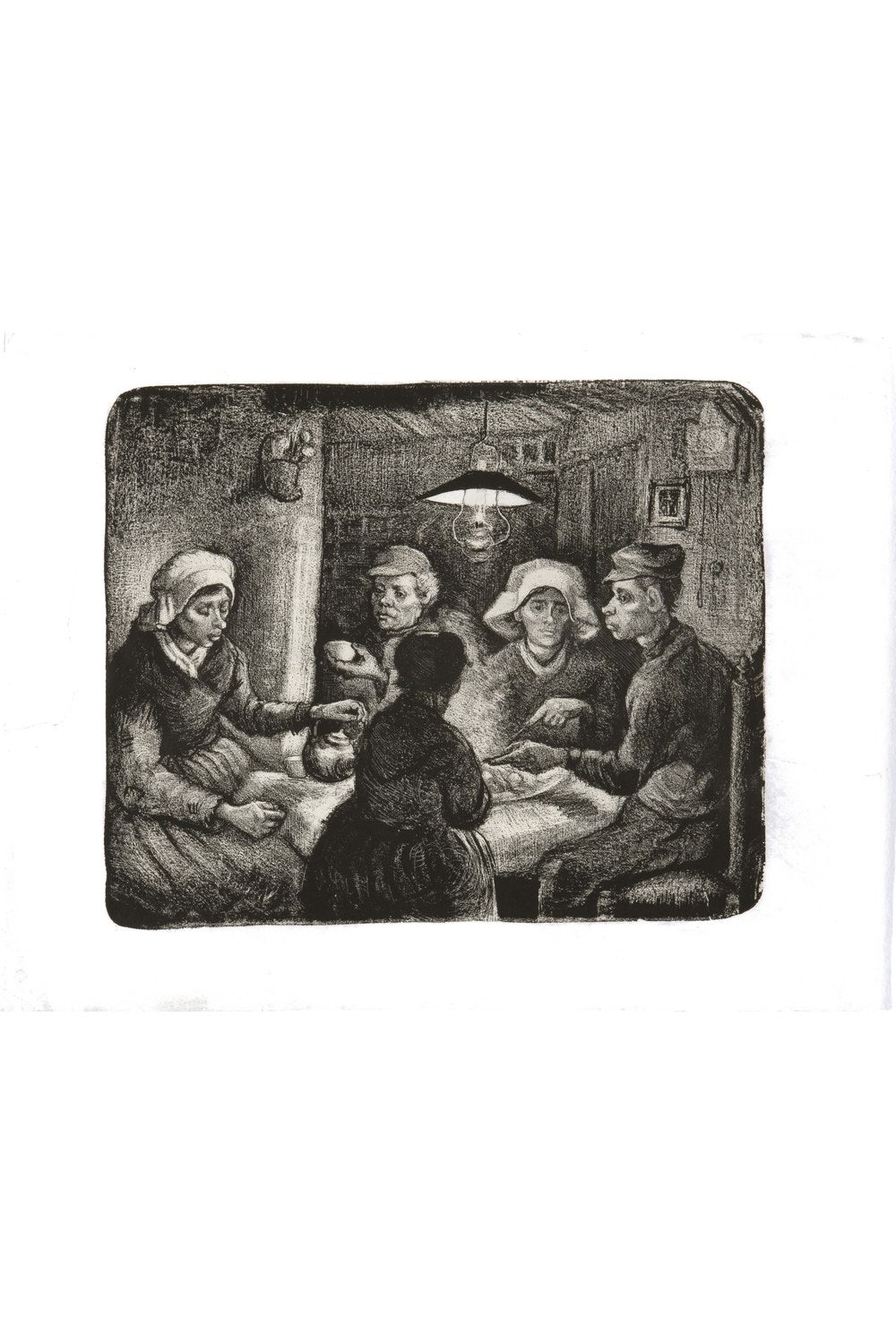 Vincent Van Gogh - Patates Yiyenler - 4