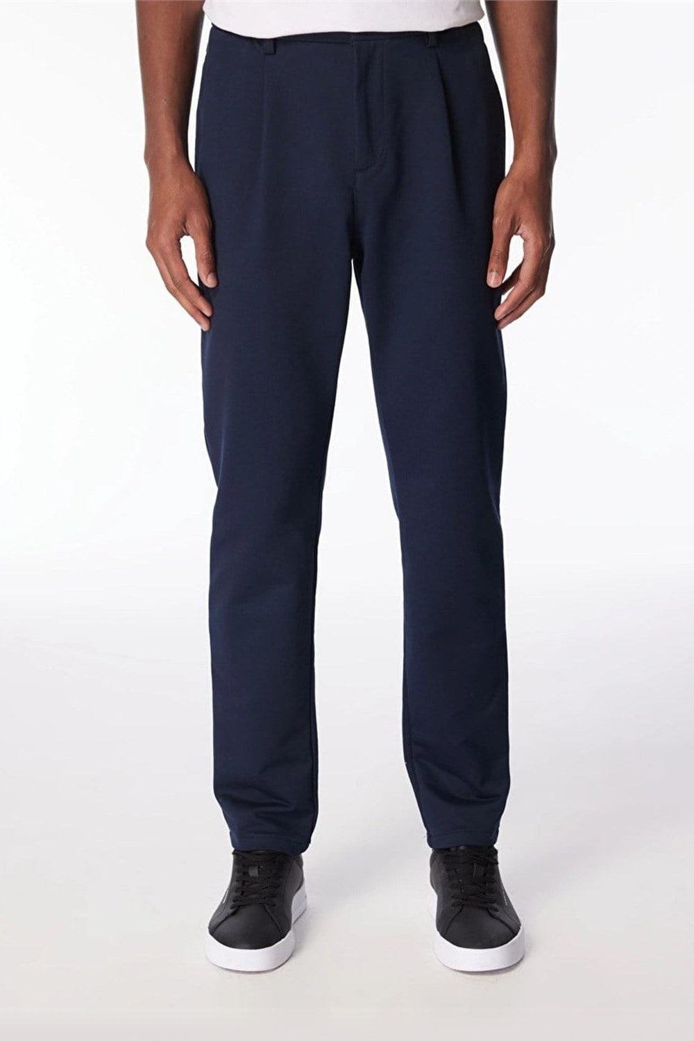 Pile Detaylı Erkek Pantolon, Lacivert - Jogger - 0