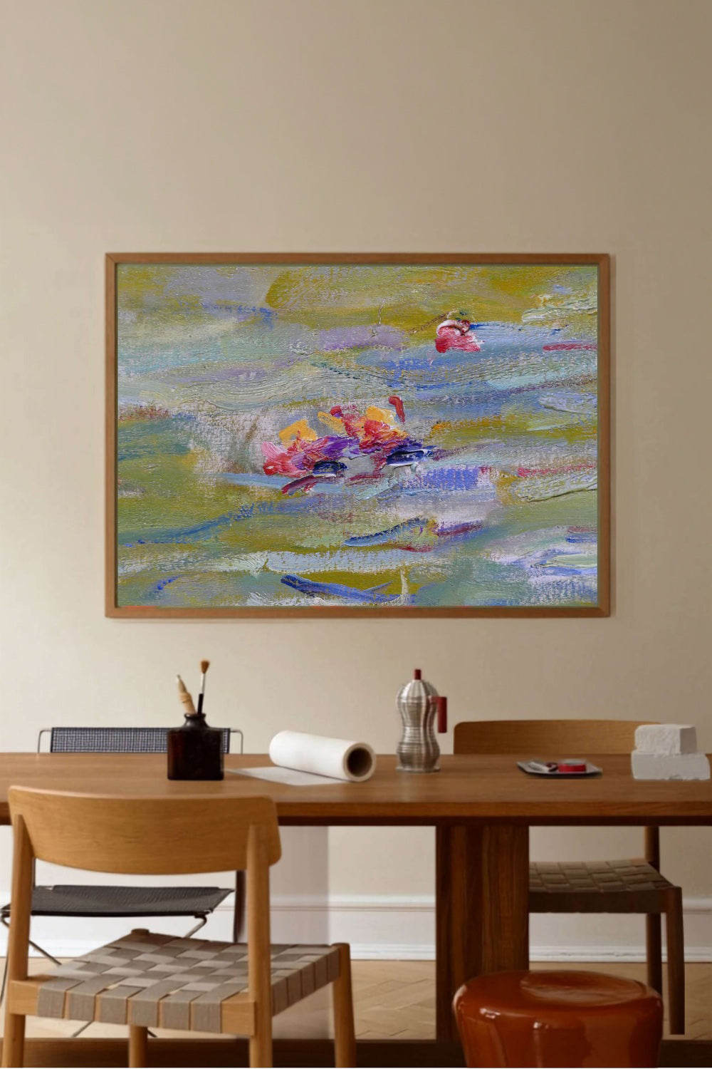 Claude Monet - Nilüfer Göleti Detayı - 0