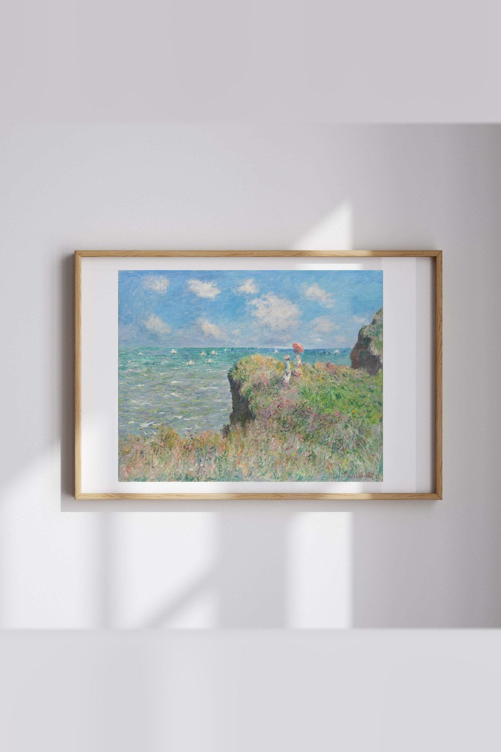 Claude Monet - Pourville'de Falez Yürüyüşü - 2