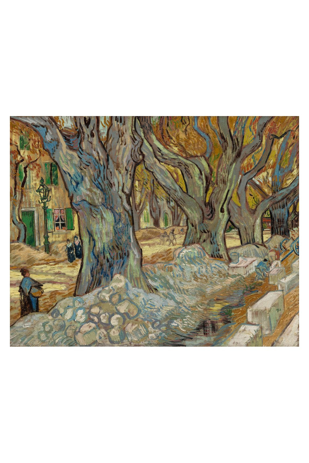 Vincent Van Gogh - Büyük Çınar Ağaçları - 4