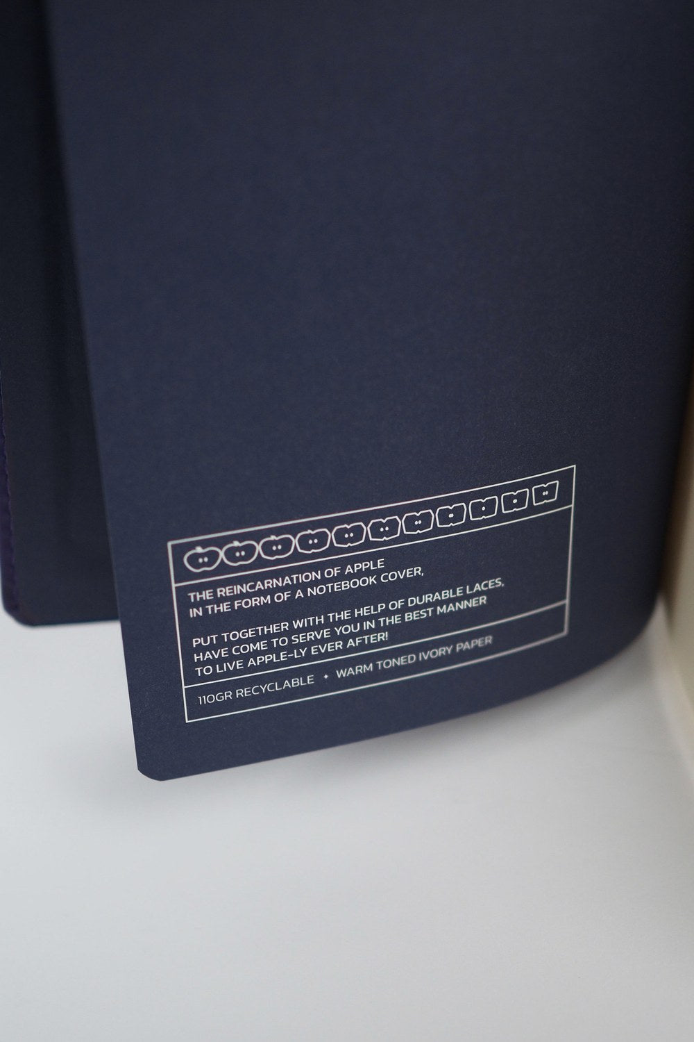 Elma Derisi Kapaklı Mini Defter - 1