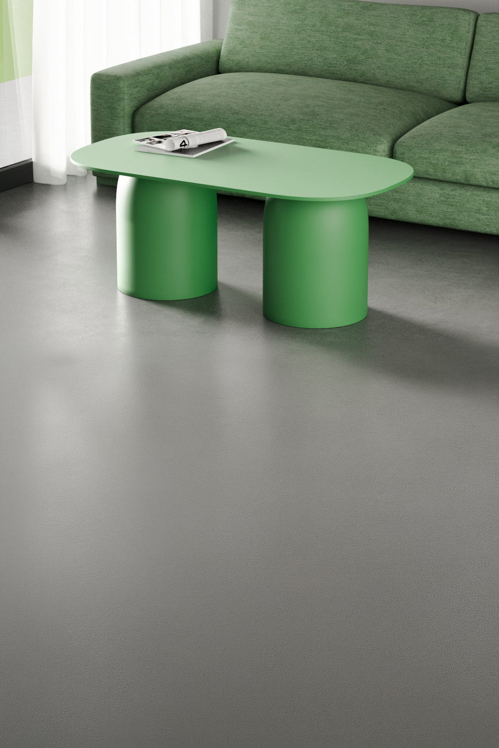 Laurel Orta Sehpa, Platin Gri - 6