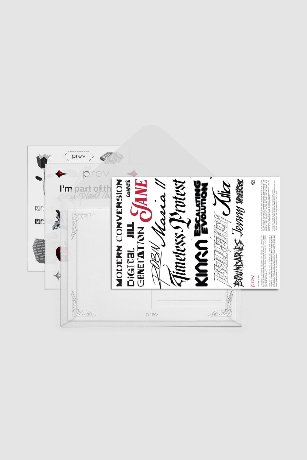 Type Archive Kartpostal Seti, Sticker Ve Zarflı - 0