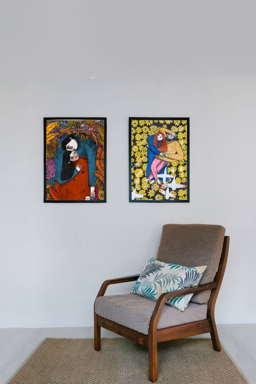 Her Şey Birini Sevmekle Başlıyor - Sanat Baskısı, 21x30 Cm - 1