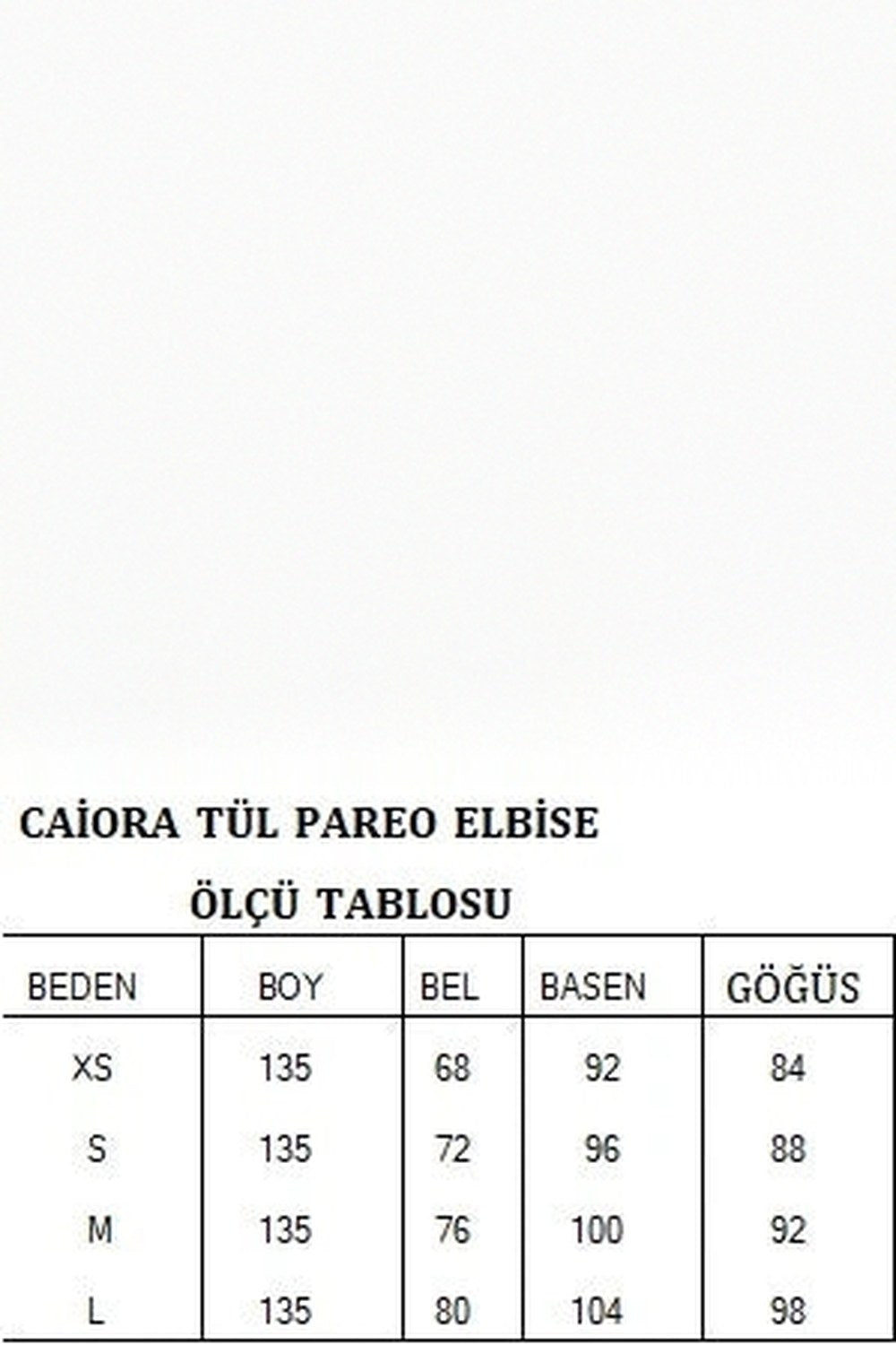 Caiora Uzun Tül Pareo Elbise, Siyah - 4