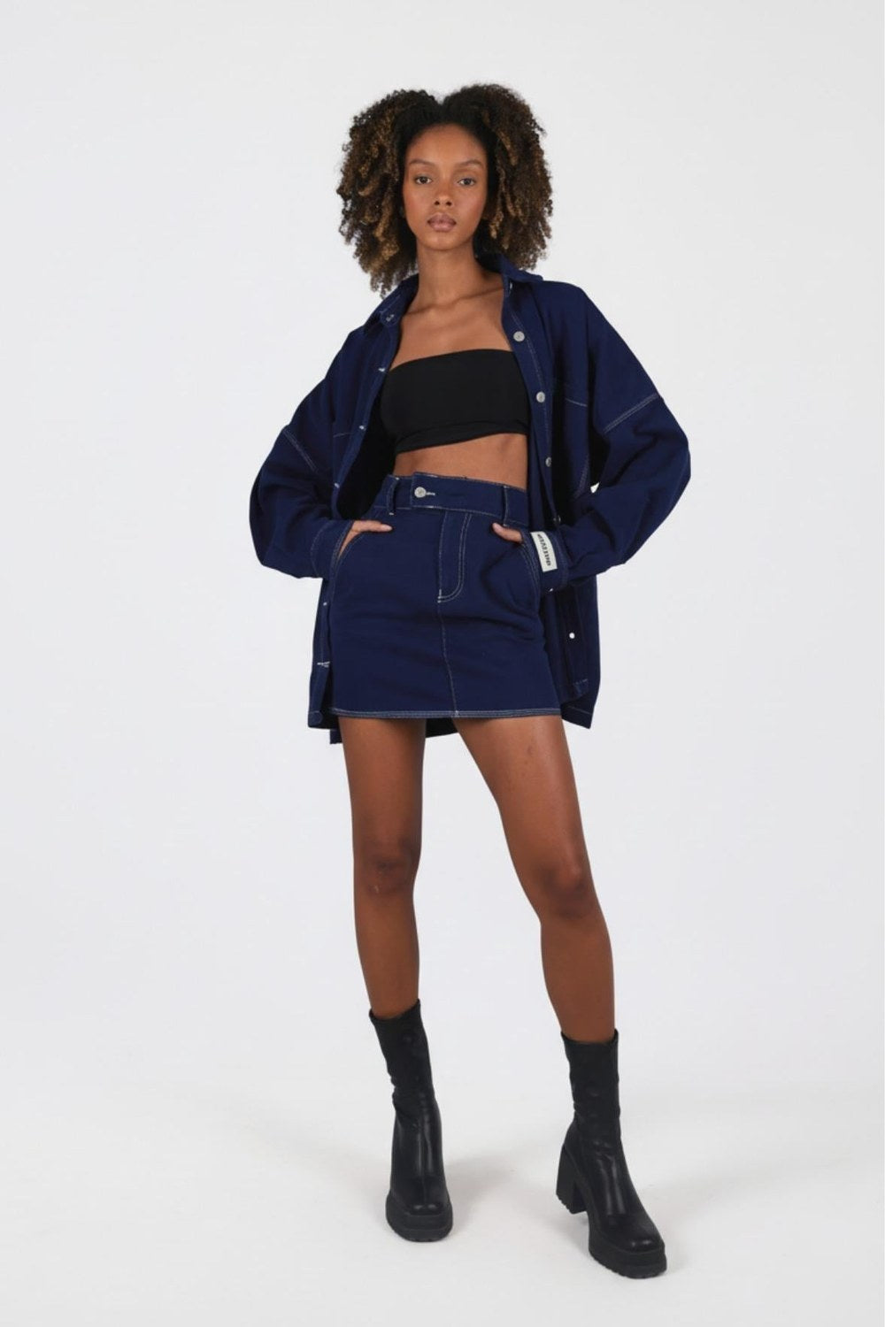 Sofie Etek Lacivert - 4