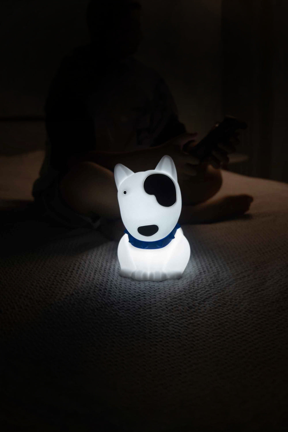 Silikon Gece Lambası Köpek Bob Beyaz - 6