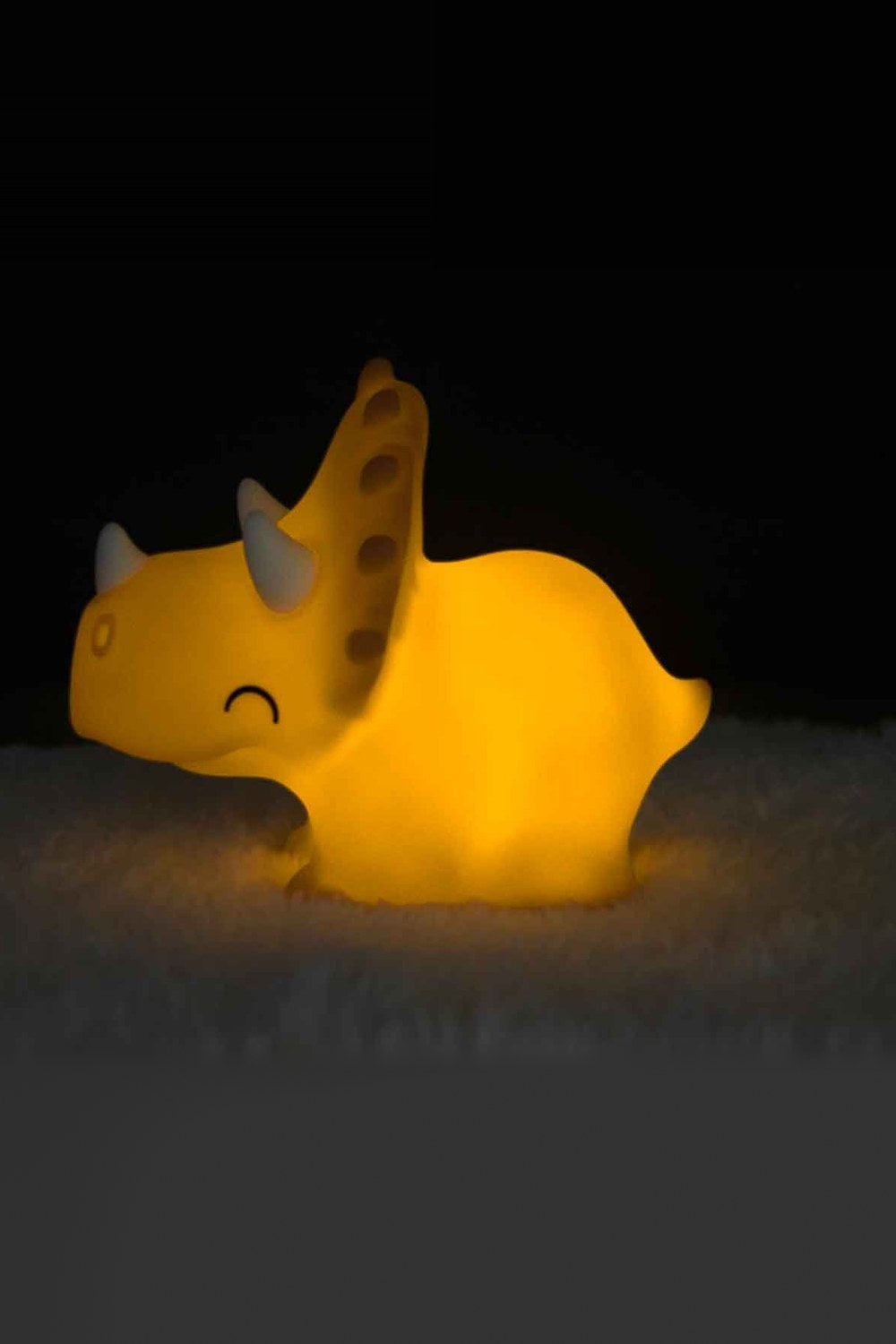 Silikon Gece Lambası Triceratops Pembe - 1