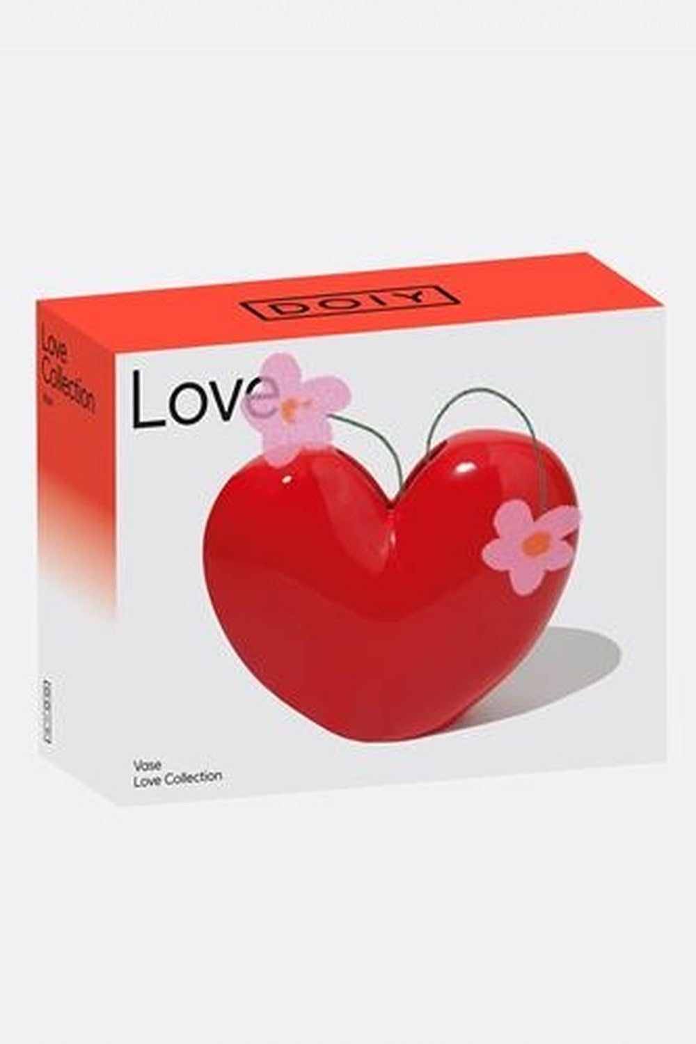 Love Kalp Vazo Kırmızı - 3