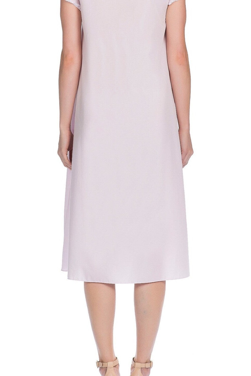 Victorian Pamuklu Gecelik, Pembe - 2