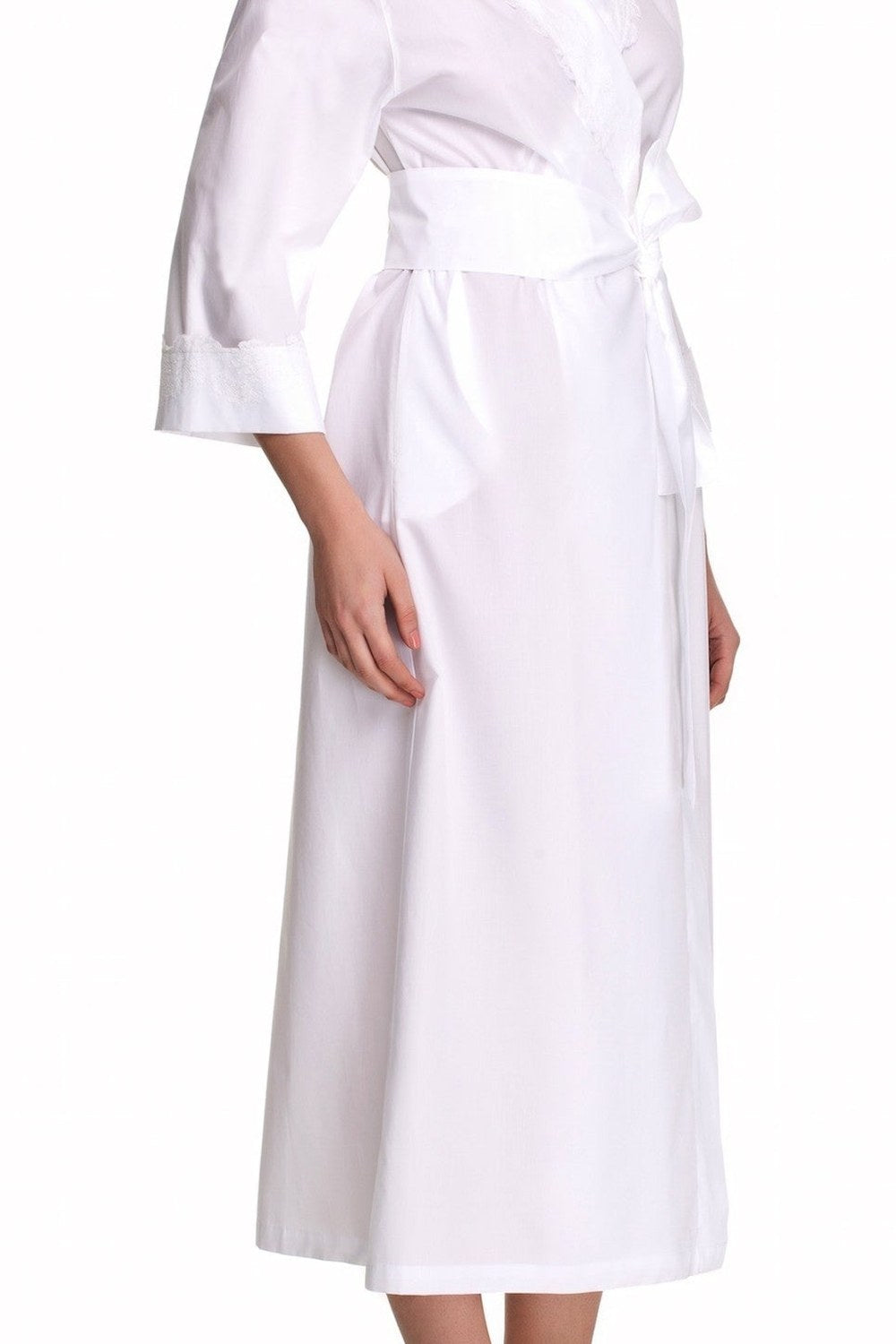 Holy Pamuklu Sabahlık, Beyaz - 1