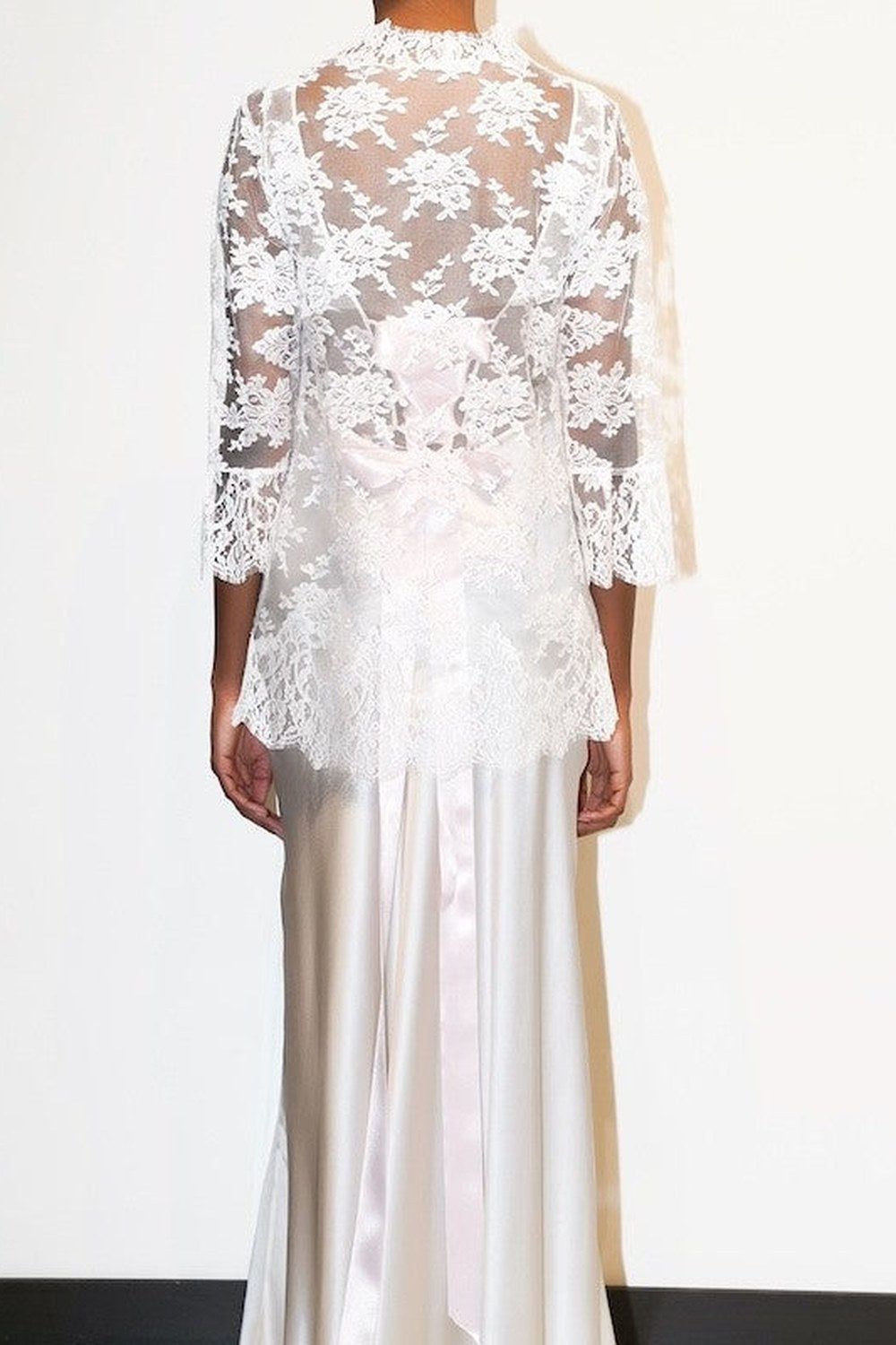 Bride Lace Jacket Ecru - 2