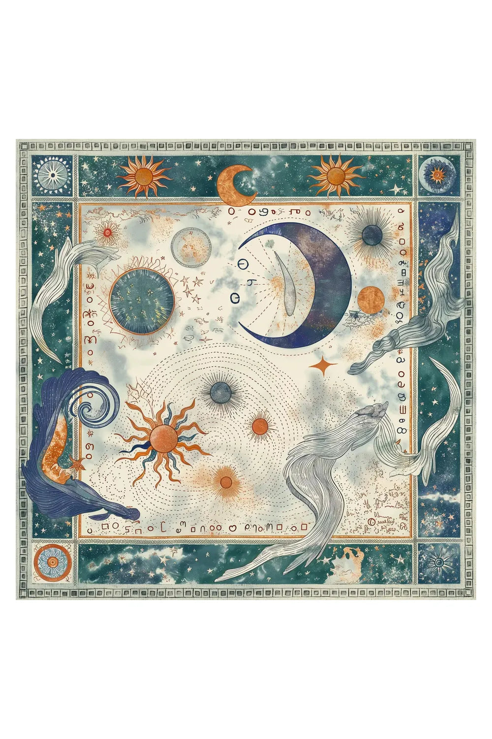 Luna Divina İpek Fular - 4