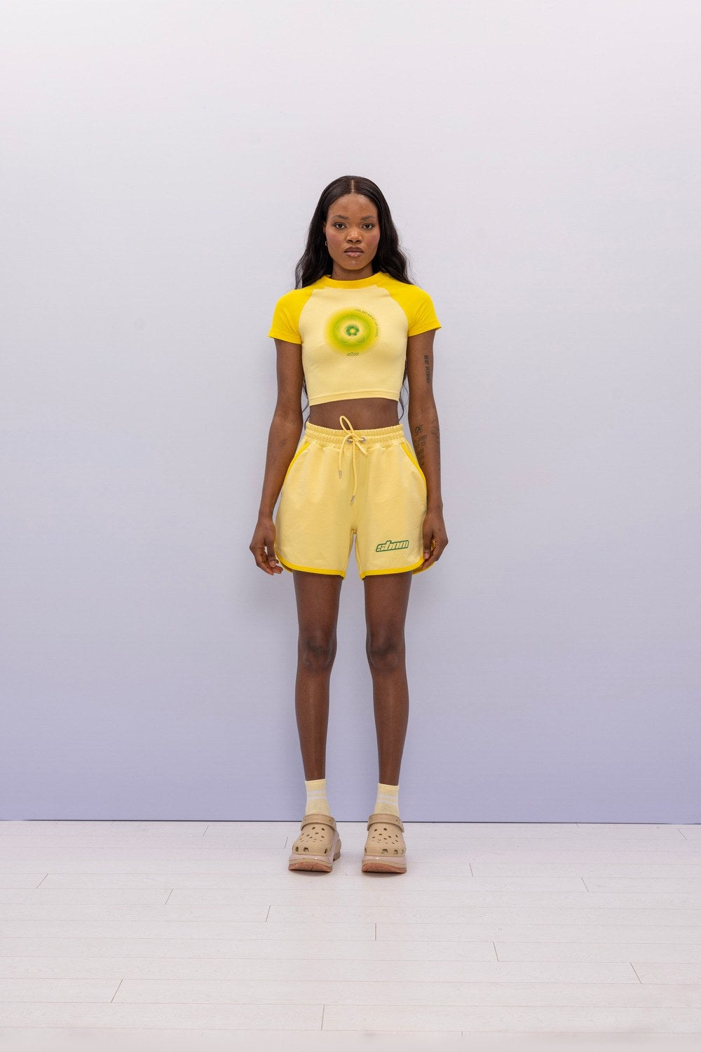 ''I Love'' Crop Baby Tee - 0