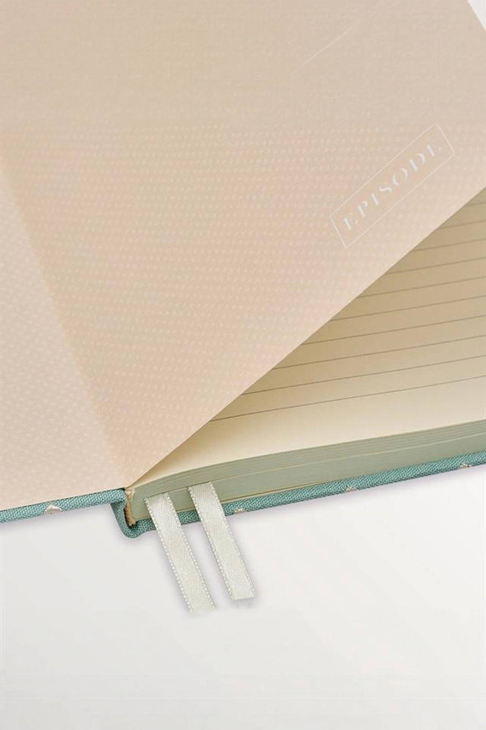 Yeşil Yaprak İşlemeli Xl Defter - 0